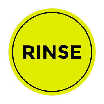 Signs ByLITA Circle Rinse Sign